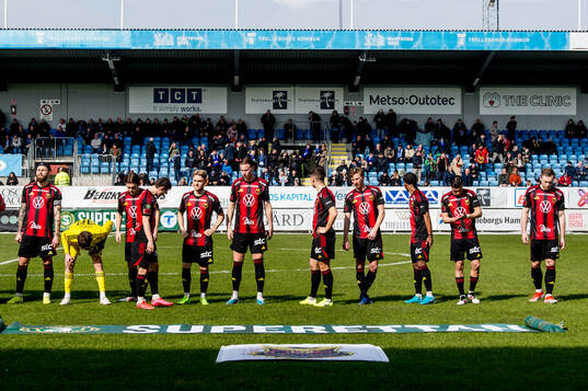 Östersunds spelare ställer upp