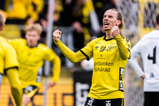 Elfsborgs Niklas Hult jublar