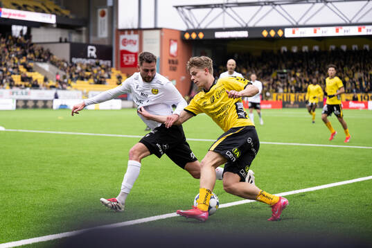 Mjällbys Axel Norén och Elfsborgs Gottfrid Rapp