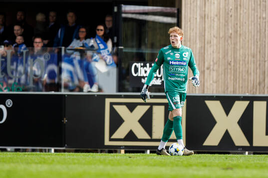 Degerfors målvakt Rasmus Forsell