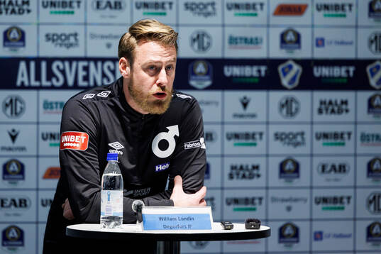 Degerfors tränare William Lundin