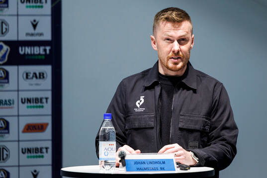 Halmstads huvudtränare Johan Lindholm