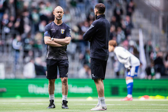IFK Göteborgs assisterande tränare Joachim Björklund och