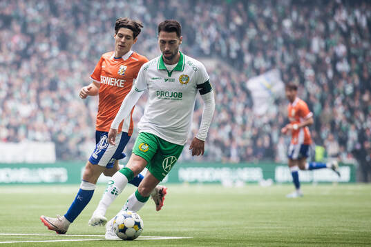 IFK Göteborgs Eman Markovic  och Hammarbys Nahir Besara