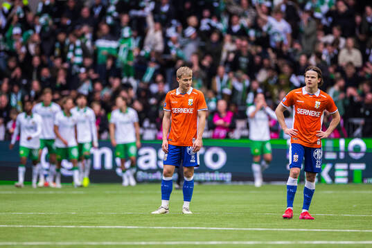 IFK Göteborgs David Kruse och Kolbeinn Thordarson deppar