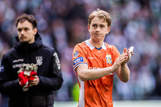 IFK Göteborgs Noah Tolf deppar