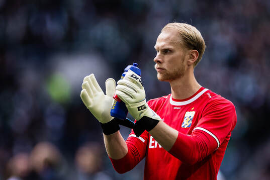 IFK Göteborgs målvakt Pontus Dahlberg deppar
