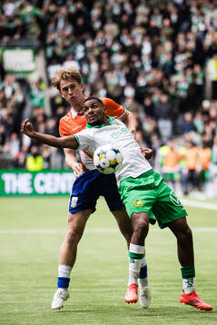 IFK Göteborgs Noah Tolf och Hammarbys Paulos Abraham