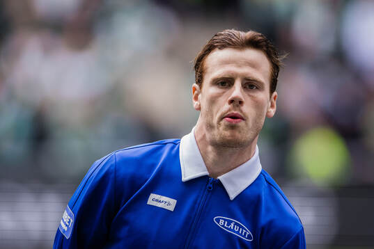 IFK Göteborgs Tobias Heintz fotbollsmatchen i Allsvenskan