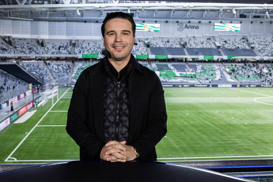 Nordin Gerzic i Max TV-studio