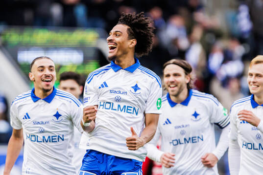 IFK Norrköpings Jesper Ceesay jublar