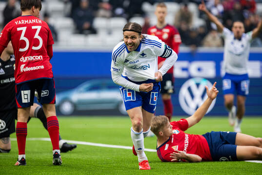 IFK Norrköpings Christoffer Nyman jublar