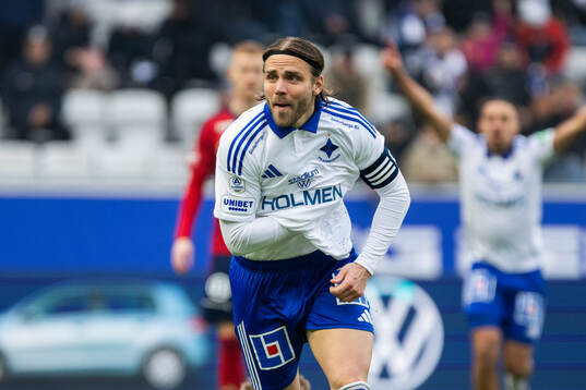 IFK Norrköpings Christoffer Nyman jublar
