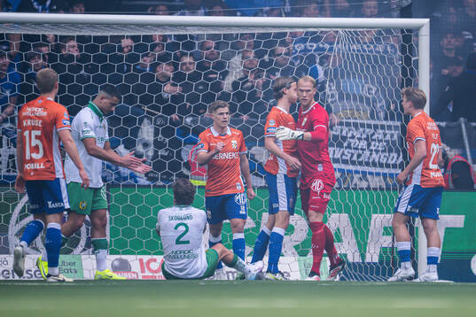 IFK Göteborgs målvakt Pontus Dahlberg jublar