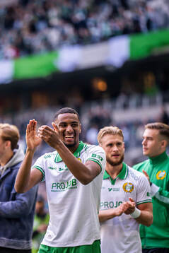 Hammarbys Paulos Abraham jublar