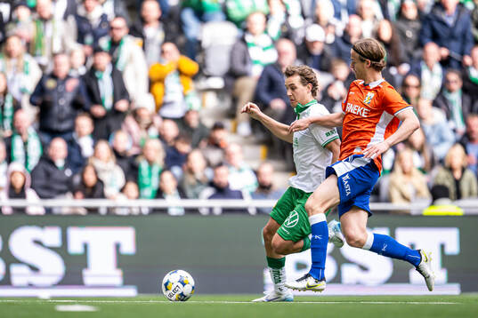 Hammarbys Hampus Skoglund och IFK Göteborgs August