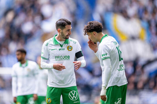 Hammarbys Nahir Besara och Sebastian Tounekti