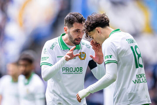 Hammarbys Nahir Besara och Sebastian Tounekti