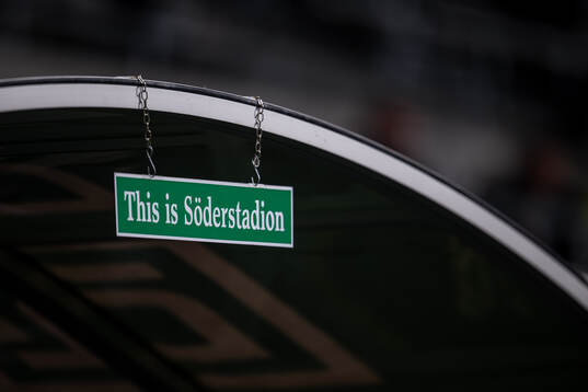 En skylt med texten ”This is Söderstadion”