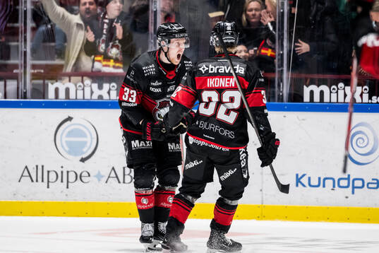 Malmö Redhawks Lassi Thomson jublar