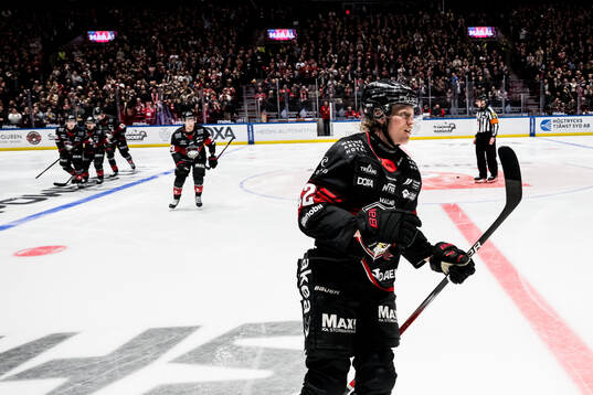 Malmö Redhawks Robin Salo jublar