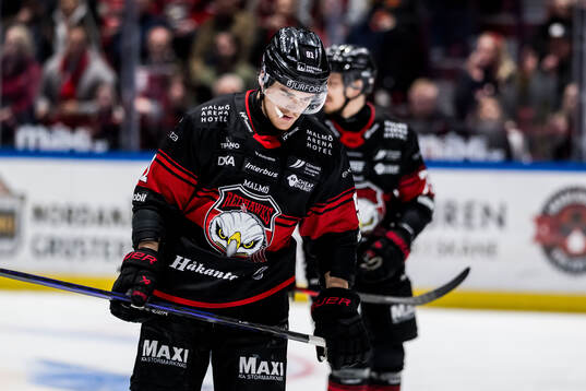 Malmö Redhawks Axel Sundberg deppar