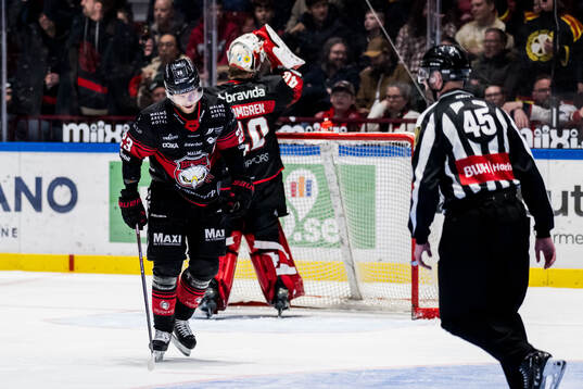 Malmö Redhawks Christoffer Forsberg deppar