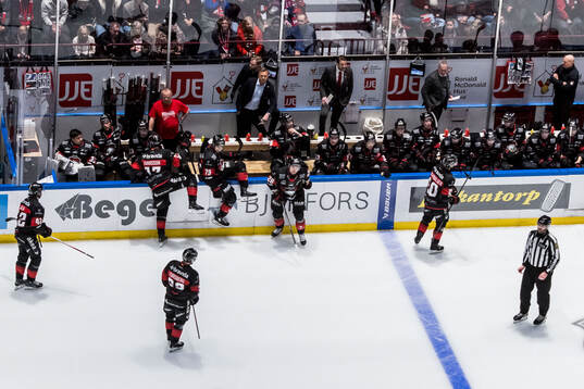 Malmö Redhawks spelarna deppar