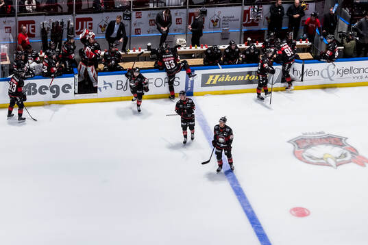 Malmö Redhawks spelarna deppar