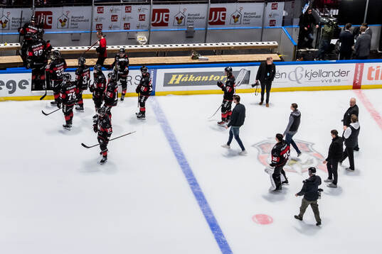 Malmö Redhawks spelarna deppar