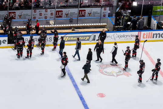 Malmö Redhawks spelarna deppar