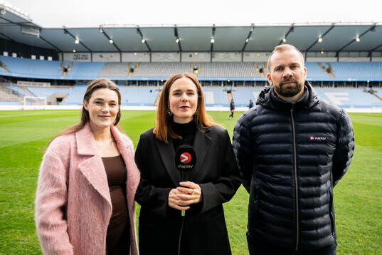 Saga Fredriksson, Celia Boltes och Pär Lagerström, Viaplay