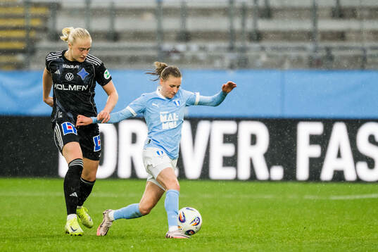 IFK Norrköpings Wilma Leidhammar och Malmö FFs Katariina