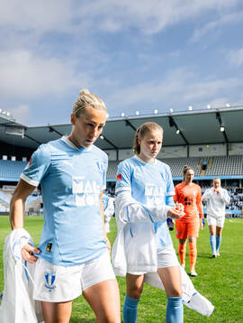 Malmö FFs Mia Persson och Katariina Kosola