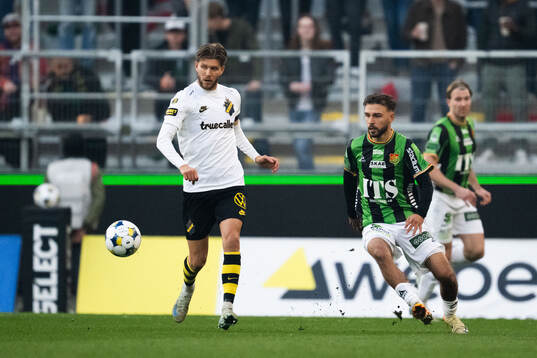 AIKs Anton Salétros och GAIS Edvin Becirovic