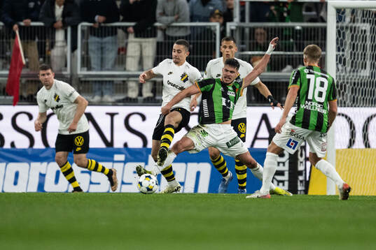AIKs Filip Benkovic och GAIS William Milovanovic