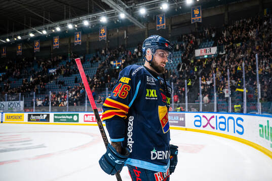 Djurgårdens Albin Grewe deppar