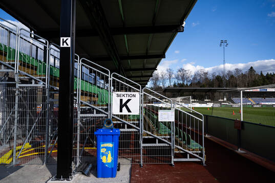 Läktare på Finnvedsvallen