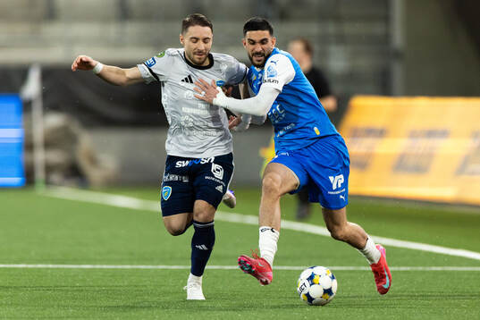 Umeå FCs Alfredo Martiatu Nordeman och Oddevolds Daniel