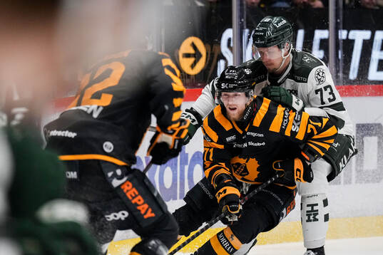 Skellefteås Jonathan Davidsson och Färjestads Adam Ollas
