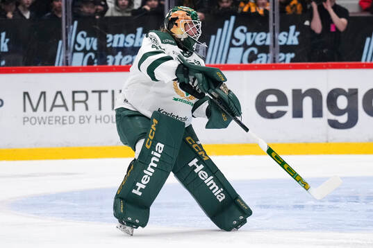 Färjestads målvakt Anders Lindbäck