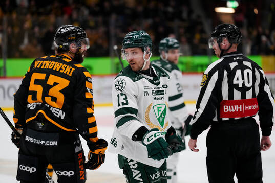 Skellefteås Luke Witkowski och Färjestads Joel Kellman