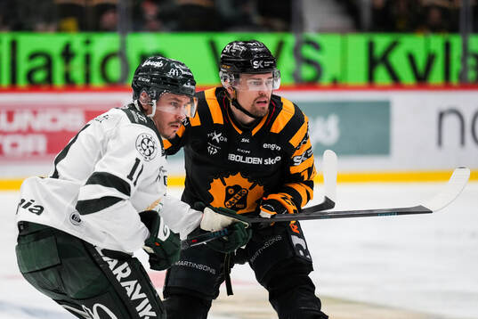 Färjestads Joakim Nygård och Skellefteås Andreas Johnson