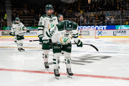 Färjestads Jeremy Salvas Groleau deppar