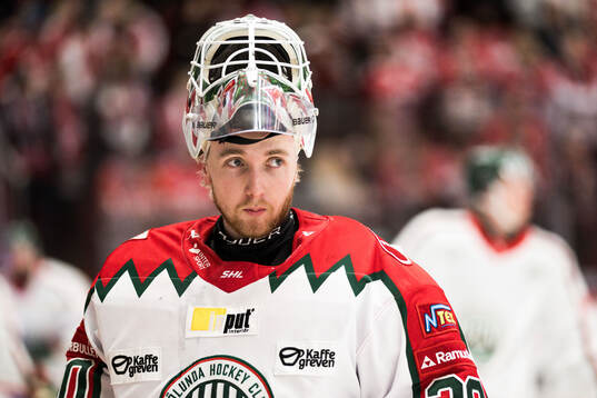 Frölundas målvakt Tobias Normann
