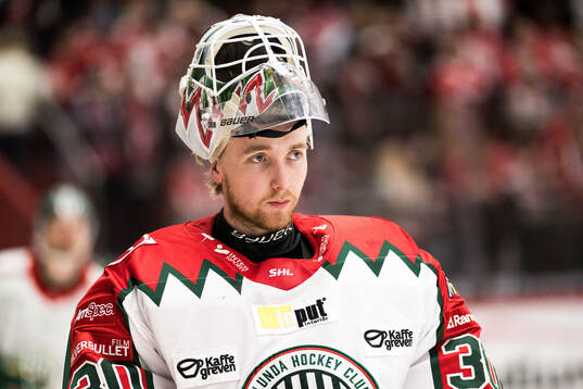 Frölundas målvakt Tobias Normann