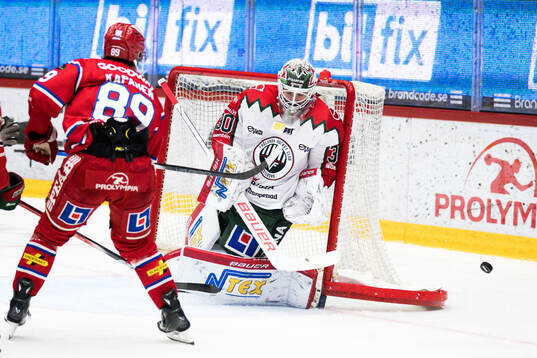 Frölundas målvakt Tobias Normann