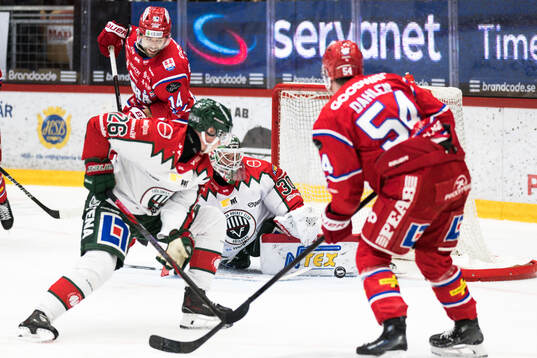 Frölundas målvakt Tobias Normann