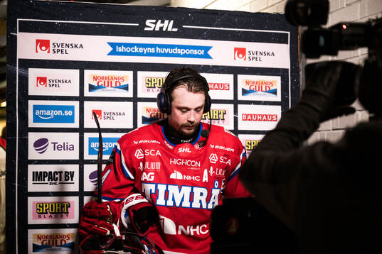 Timrås Jonathan Dahlén deppar