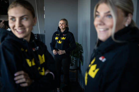 Ida Boman, Sofie Lundin and  Lova Blom